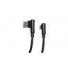 Cable Vorago Cab-307 Usb A Tipo C 2.4A 90 Grados Negro