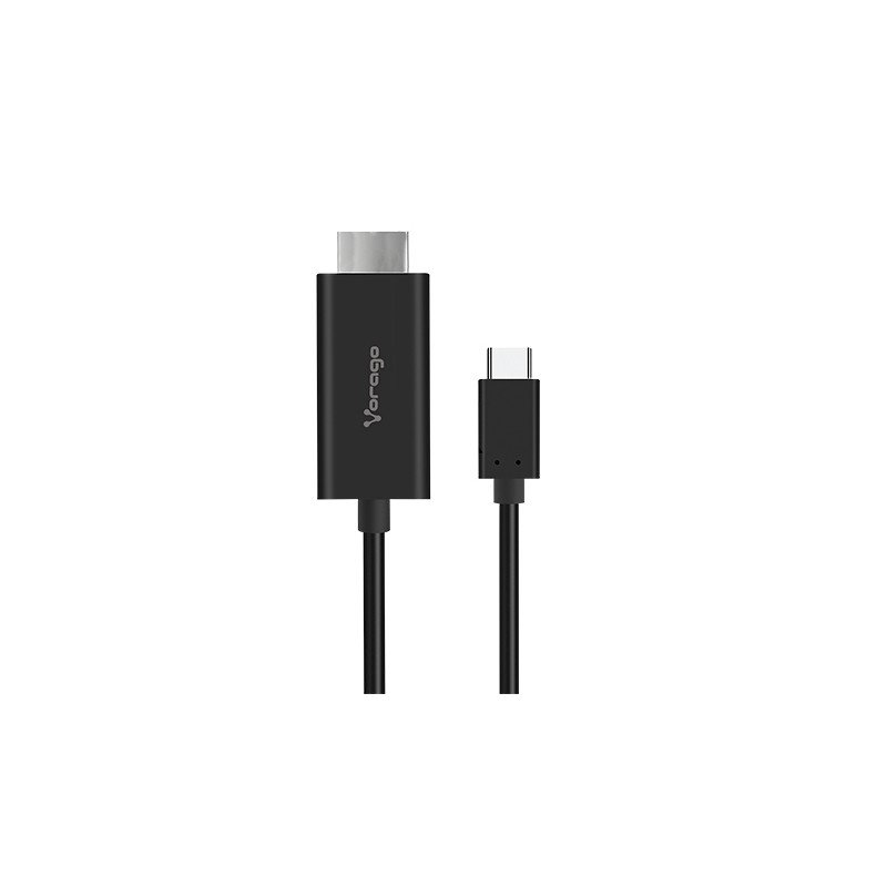 Cable Convertidor Vorago Cab-304 Uab C A Hdmi 4K 1.8M Negro
