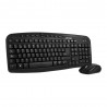 Kit Teclado Y Mouse Vorago Km-303 Inalambrico Multimedia Negro