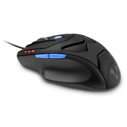 Mouse Vorago  Mo-408 Optico  800/1200/2100/3400 Dpi Alambrico Negro