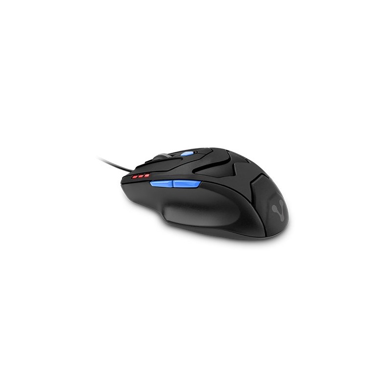 Mouse Vorago  Mo-408 Optico  800/1200/2100/3400 Dpi Alambrico Negro