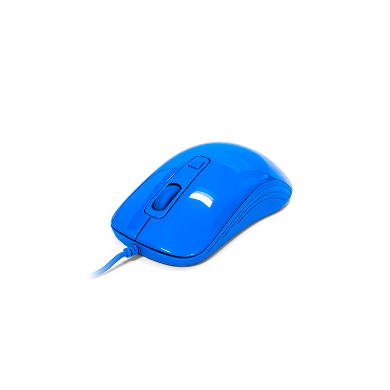 Mouse Vorago Mo-102 Azul Optico Alambrico 1000/1600 Dpi'S Usb