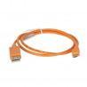 Cable Hp Aruba Adaptador De Consola Jy728A Usb-A Macho A Micro-Usb Macho Naranja Jy728A