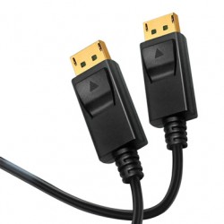 Cable Adaptador Brobotix Displayport Macho A Displayport Macho 4K 1M Negro 6005811