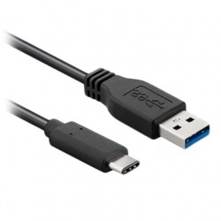 Cable Adaptador Brobotix Usb-A Macho A Usb-C Macho 2 Metros Negro 6001790