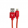 Cable Micro Usb Vorago Cab-113 Rojo 1Metro Bolsa