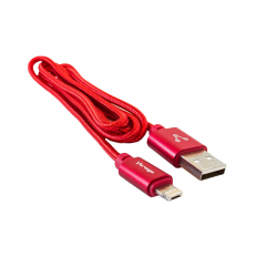 Cable Micro Usb Vorago Cab-113 Rojo 1Metro Bolsa