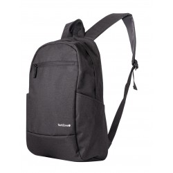 Mochila Techzone De Poliéster City Urbano Para Laptop Hasta 15.6" Negro Tzlbp15