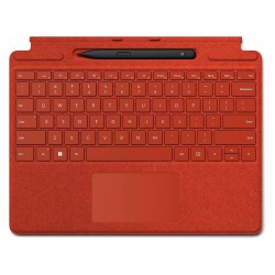 Teclado Microsoft Pro Signature Magnético Inglés Rojo Para Surface Pro Incluye Stylus 8X6-00082