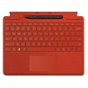 Teclado Microsoft Pro Signature Magnético Inglés Rojo Para Surface Pro Incluye Stylus 8X6-00082