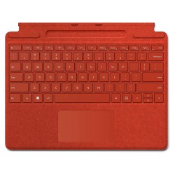 Teclado Microsoft Pro Signature Magnético Inglés Rojo Para Surface Pro Incluye Stylus 8X6-00082