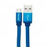 Cable Usb Vorago Cab-113 Azul Usb 2 A Micro Usb 1.0 Metros Bolsa