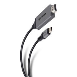 Cable Steren Usb-C Macho A Hdmi Macho 2 Metros Negro Usb-4710