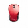 Mouse Verbatim Óptico 1600 Dpi 2 Botones Inalámbrico Silencioso Rojo 70761
