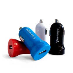 Cargador De Auto Vorago Au-101 5V 1X Usb 2.0 Azul Ac-355883-4