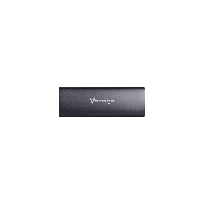 Enclosure M.2 Vorago Sdd-400 Cuerpo De Aluminio Compatible Con Ssd M.2 Sata O Nvme Hasta 2Tb Plata