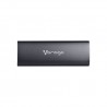 Enclosure M.2 Vorago Sdd-400 Cuerpo De Aluminio Compatible Con Ssd M.2 Sata O Nvme Hasta 2Tb Plata