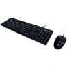Kit Teclado Y Mouse Vorago Km-104 Multimedia Usb Español Negro Ac-395879-1