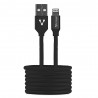 Cable Usb Macho Vorago Usb-A 2.0 Macho Compatible Con Dispositivos Apple 1M Negro Cab-119/Negro