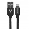 Cable Usb Macho Vorago Usb-A 2.0 Macho Compatible Con Dispositivos Apple 1M Negro Cab-119/Negro