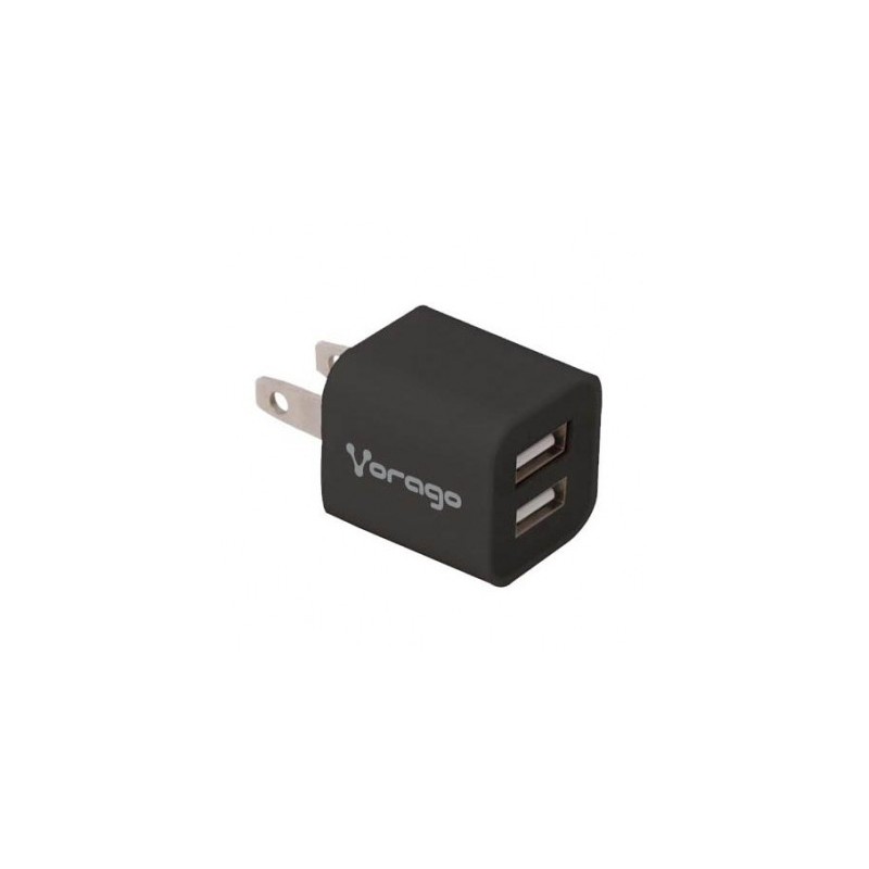 Cargador De Pared Vorago Au-106 Negro
