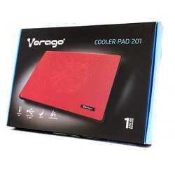 Base Enfriadora Vorago Laptop Cp-201 Hub 2 Usb Rojo