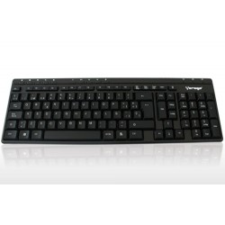 Teclado Vorago Kb-201 Multimedia Usb Negro