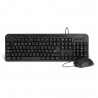 Kit Teclado Y Mouse Vorago Alambrico Multimedia Usb Negro (Km-107)