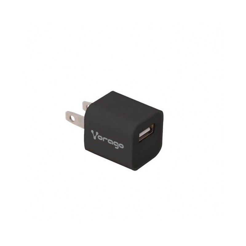 Cargador Para Pared Vorago 1 Puerto Usb Negro Blister Au-105-Bk