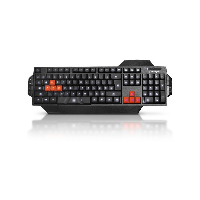 Teclado Vorago Kb-500 Alambrico Gaming Multimedia Iluminado Usb Negro