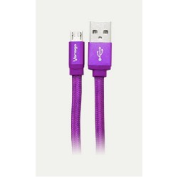 Cable Usb Vorago Cab-113 Morado Usb 2 A Micro Usb 1.0 Metros Bolsa