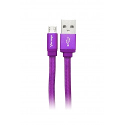 Cable Usb Vorago Cab-113 Morado Usb 2 A Micro Usb 1.0 Metros Bolsa