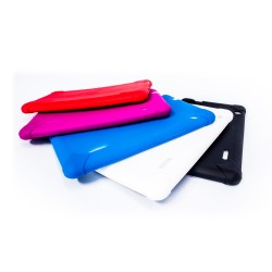 Funda Silicon 7 " Tablet Vorago Tc-124 Rosa