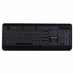 Teclado Inalambrico Vorago Km-201 Multimedia Bicolor