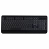 Teclado Inalambrico Vorago Km-201 Multimedia Bicolor