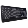 Teclado Inalambrico Vorago Km-201 Multimedia Bicolor