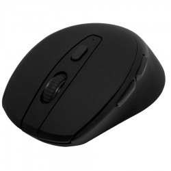 Mouse Vorago Mo-306 Inalambrico Iluminado 2400 Dpi Recargable Negro