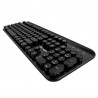 Teclado Inalambrico Vorago Km-200 Vintage Negro