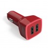 Cargador Para Auto Vorago 2 Puertos Usb Rojo Blister Au-103-Rd