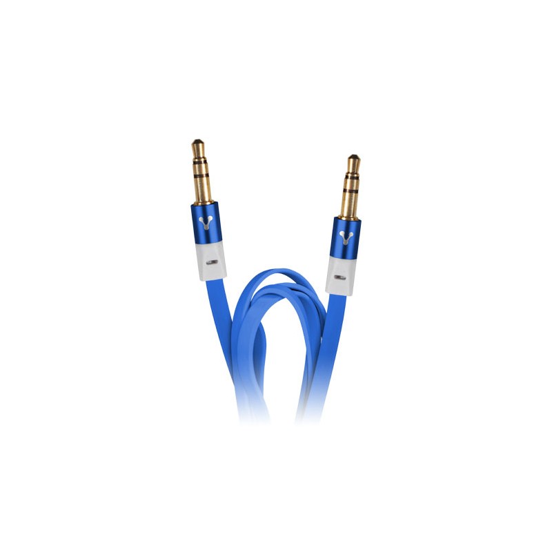 Cable De Audio Vorago 1 5 M 3.5Mm Azul Cab-108-Azul
