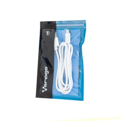 Cable Vorago Cab-209 Dual Micro Usb/Lightning Blanco 1M Bolsa