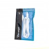 Cable Vorago Cab-209 Dual Micro Usb/Lightning Blanco 1M Bolsa