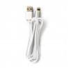 Cable Vorago Cab-209 Dual Micro Usb/Lightning Blanco 1M Bolsa