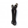 Cable Vorago Cab-209 Dual Micro Usb/Lightning Negro 1M Bolsa