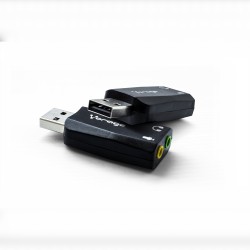 Adaptador De Audio Usb Vorago Adp-201 3.5Mm 5.1