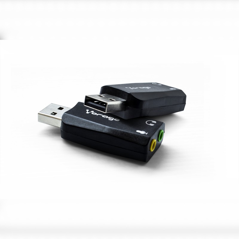 Adaptador De Audio Usb Vorago Adp-201 3.5Mm 5.1