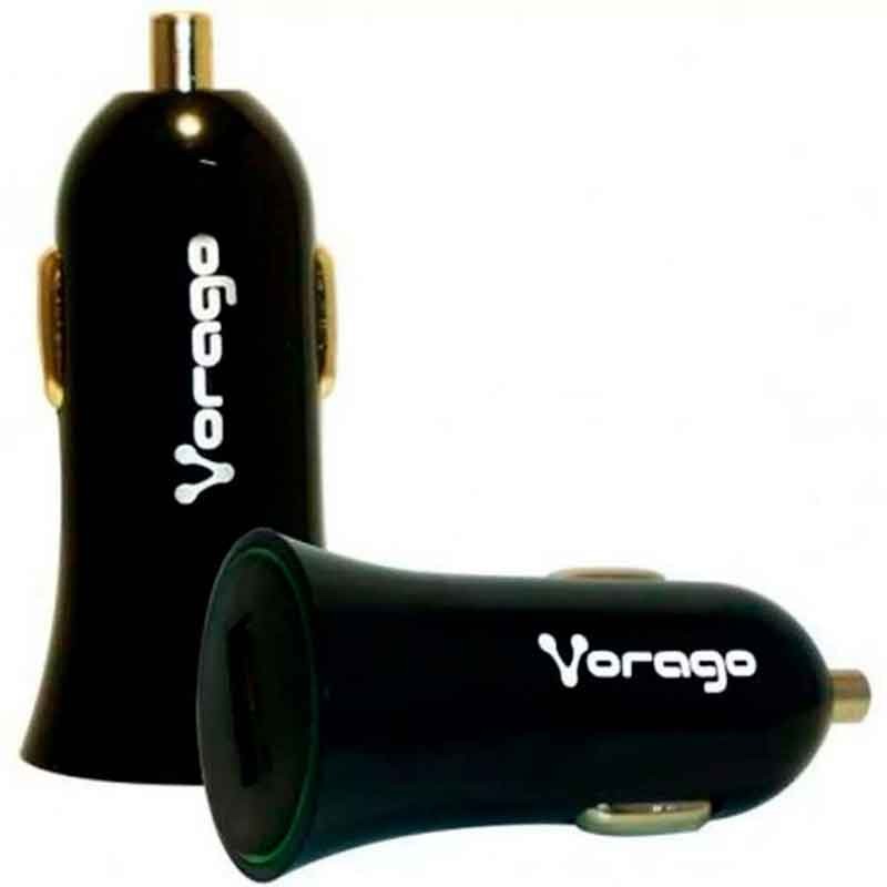Cargador Para Auto Vorago Au-101 Con 1 Puerto Usb Negro