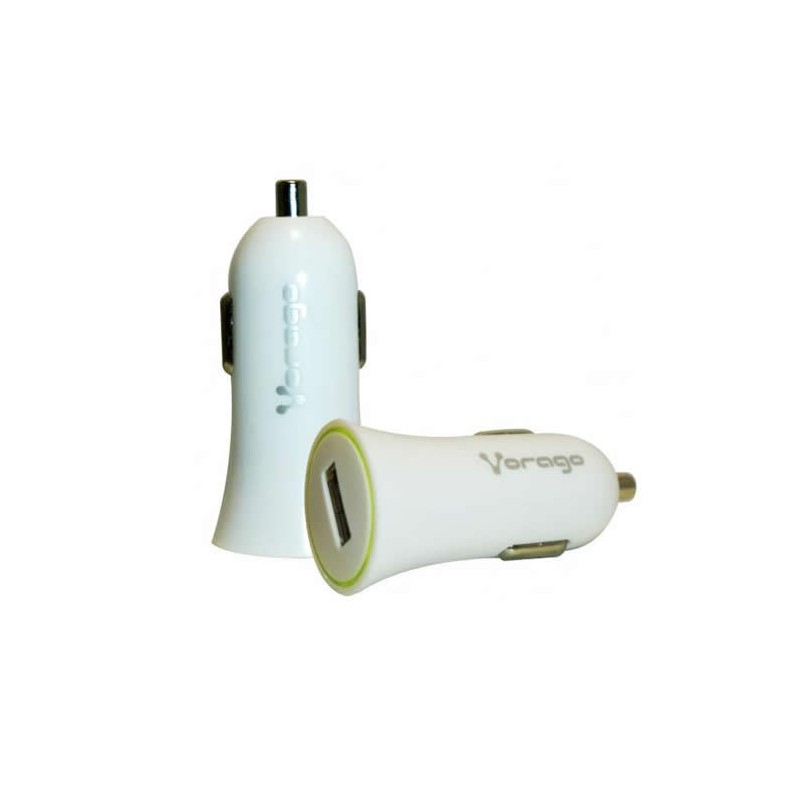 Cargador Para Auto Vorago Au-101 Con 1 Puerto Usb Blanco