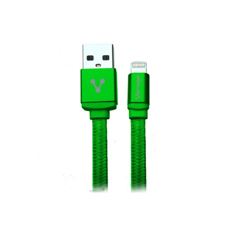 Cable Vorago Cab-119 Verde Usb-Apple Lightning 1 Metro Verde Bolsa