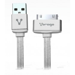 Cable Vorago Cab-118 Usb-Apple Dock 1 Metro Blanco Bolsa